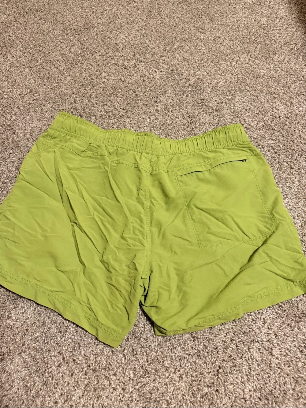The North Face Men's Bright Lime Athletic Shorts